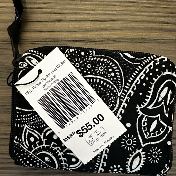 ❤️AMAZING DEAL❤️ Vera Bradley RFID Petite Zip-Around Wallet NWT - Picture 5 of 6